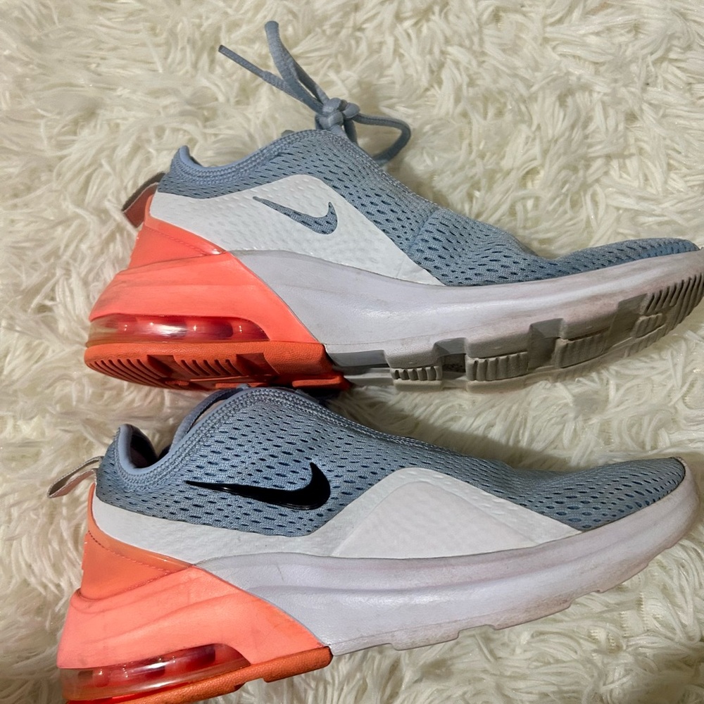Nike Air Max Shoes in Light Blue and Coral